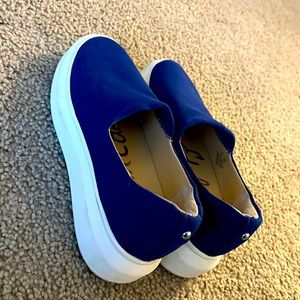 Sam Edelman blue slip on sneakers